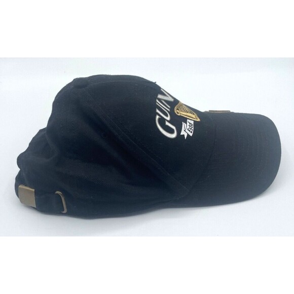 Guinness 1759 Black Baseball Cap Bottle Opener  Adjustable Strap Vintage - Picture 8 of 11